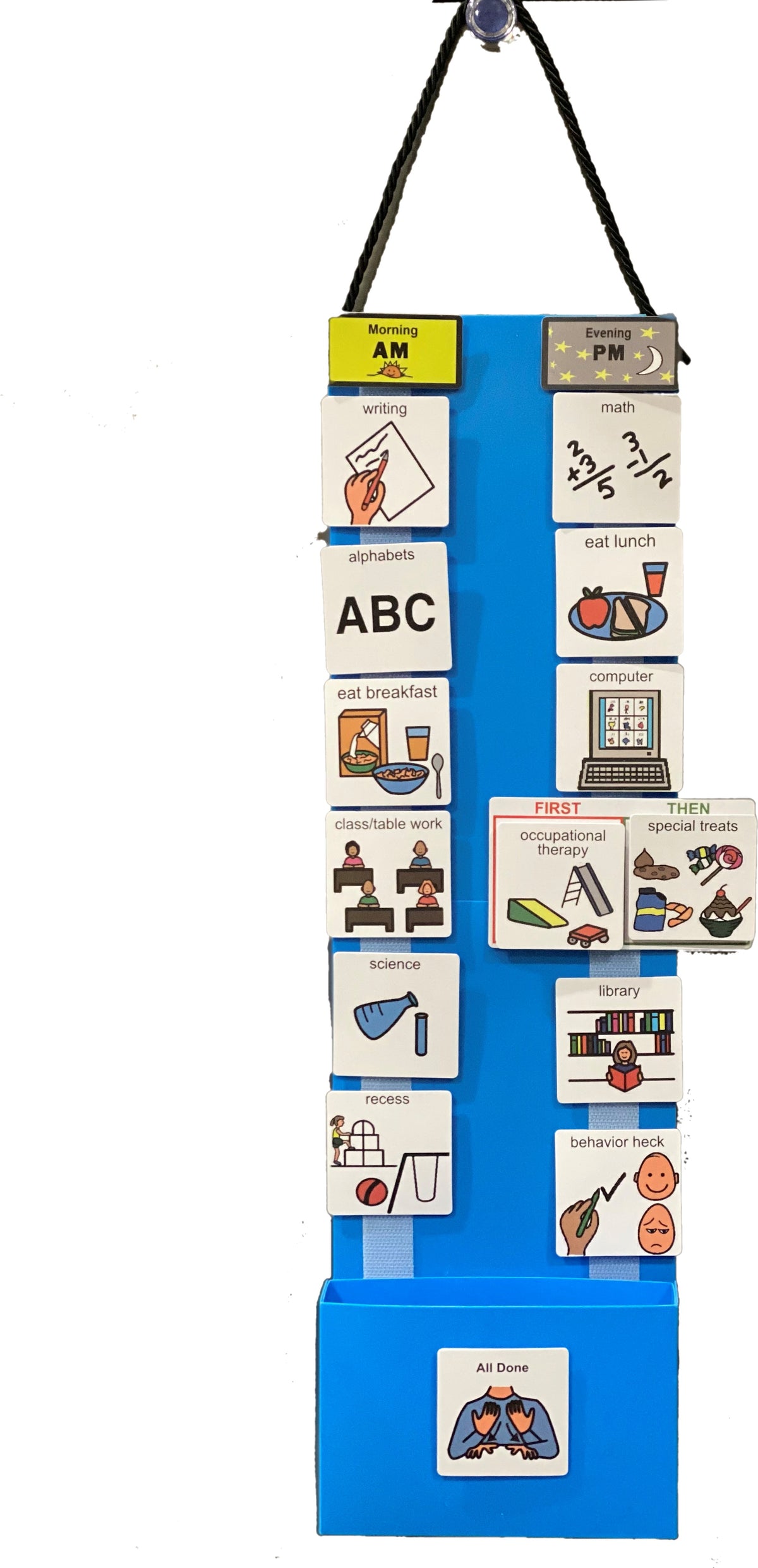 Behavioral Magnetic Plastic Visual Schedule